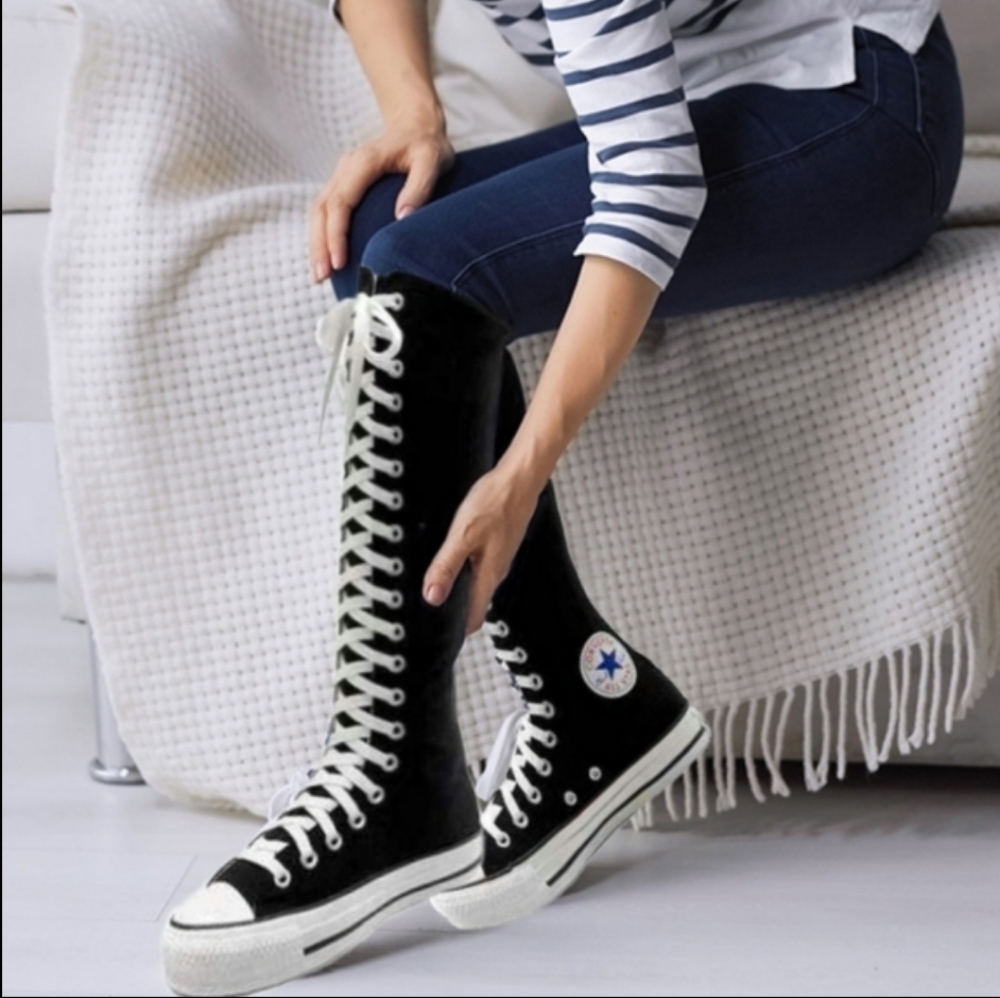 Converse Chuck Taylor All Star XX-Hi Sneaker - Black Knee High